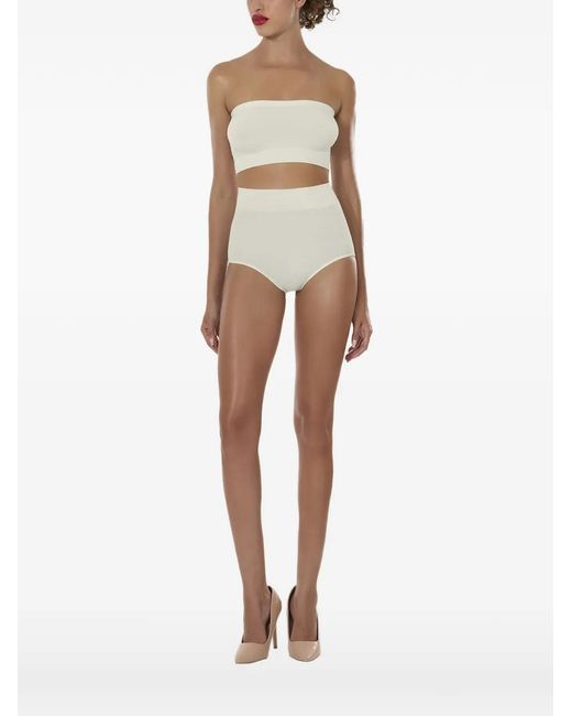 Wolford Natural Seamless Bandeau Crop Top