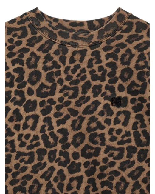 Anine Bing Brown Cotton Sweatshirt