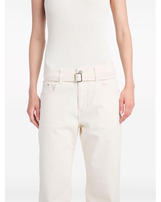 Proenza Schouler Ellsworth Straight Jeans in het White