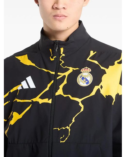 Adidas Gray X Real Madrid X Marvel Avengers Z.N.E. Anthem Jacket for men