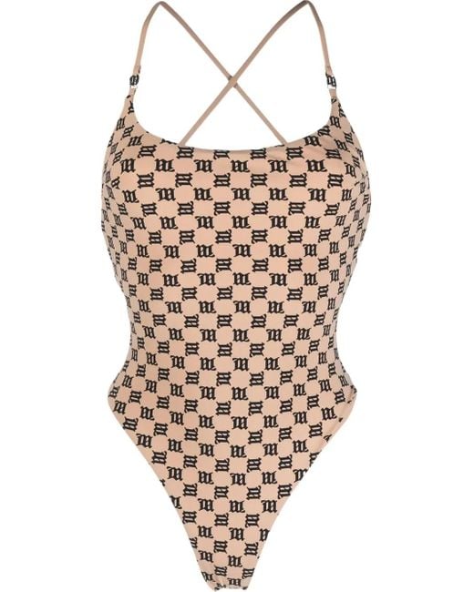 M I S B H V Multicolor Badeanzug Mit Print