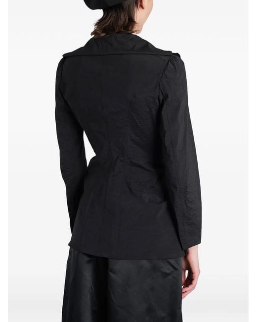 Junya Watanabe Black Cut-Out Tailored Jacket