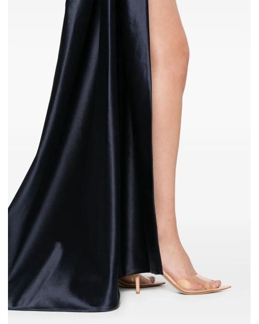 Alex Perry Black Asymmetric Corset Mini Dress