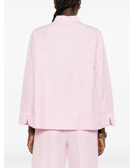 ROSSO35 Pink Pocket Button Jacket