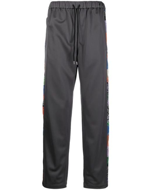 Children of the discordance Gray Printed Bandana Trousers for men