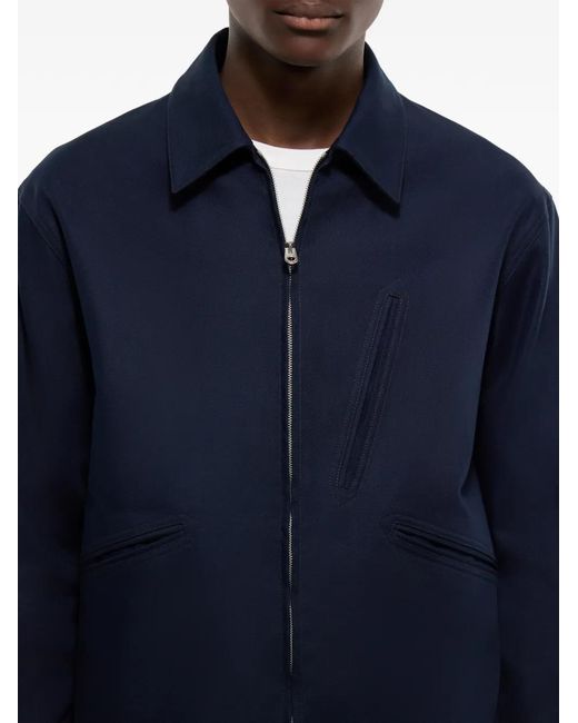 Fursac Blue Zip-Fastening Lightweight Jacket for men