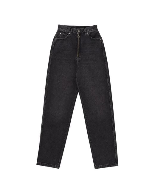 FRAME White Exposed-Zip Faded Jeans