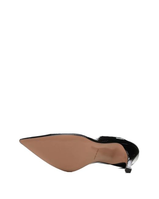 Poche Paris Patent Pumps Black