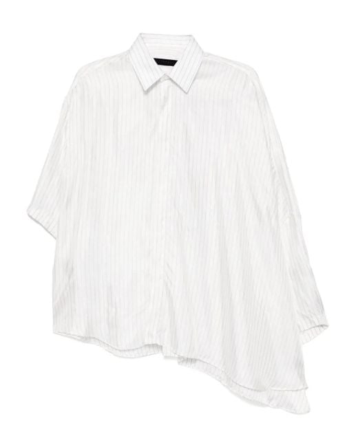 ALAINPAUL White Extended Shirt