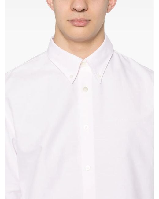 A.P.C. White Greg Shirt for men