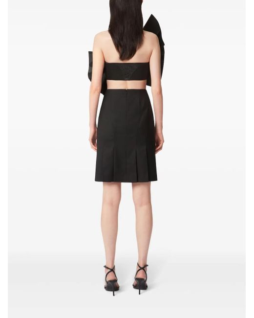 Nina Ricci Black Giant Bow Top