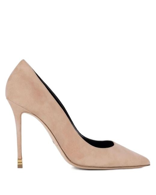 Elisabetta Franchi White 105Mm Suede Pumps