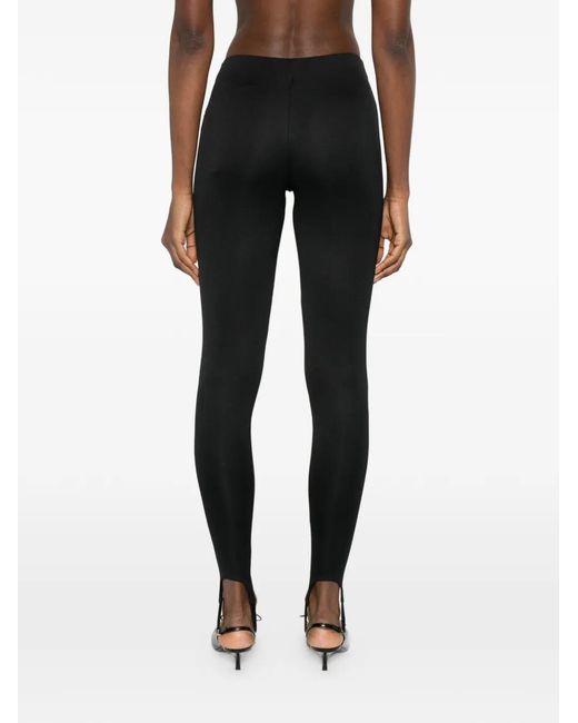 Frankie Shop Black Caserta Stirrup Leggings