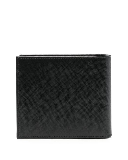 Kiton Black Bi-Fold Wallet for men