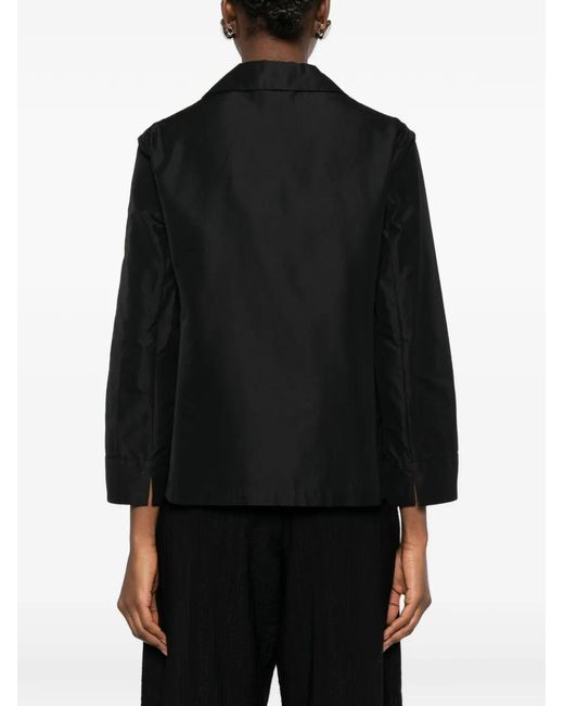 Max Mara Black Smmnina Buttoned Jacket