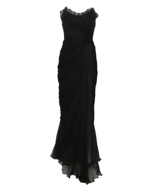 IRIS SERBAN Black Marni Maxikleid