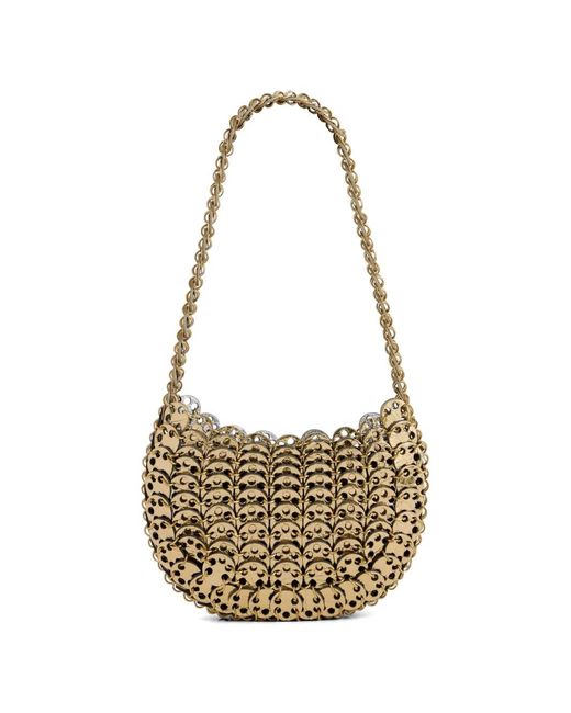 Rabanne White Moon Flip Reversible Tote Bag