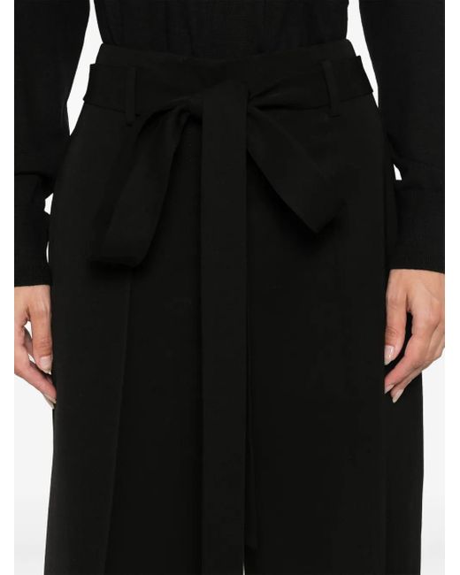 Valentino Garavani Black Belted Shorts