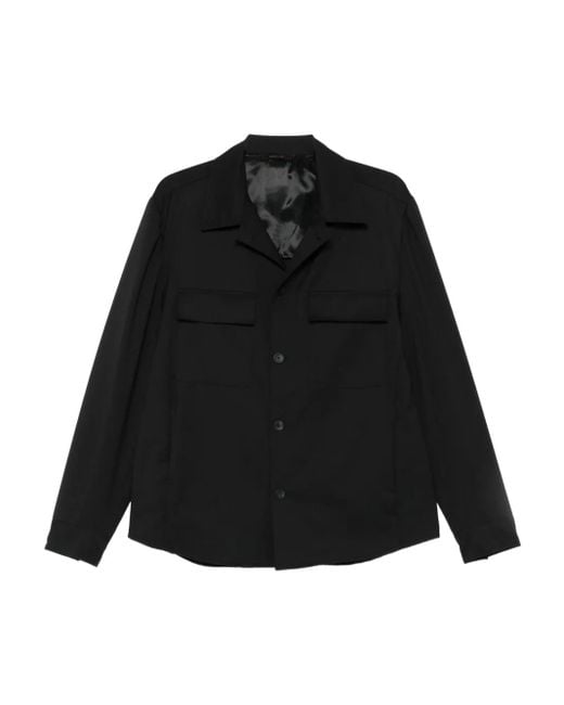 Briglia 1949 John Shirt Jacket in Black for Men Lyst UK
