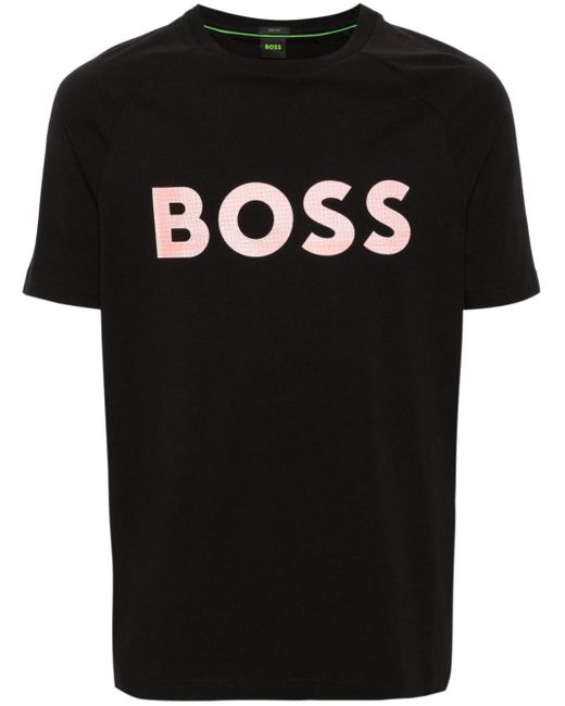 Boss T-Shirt mit Logo-Print in Black für Herren