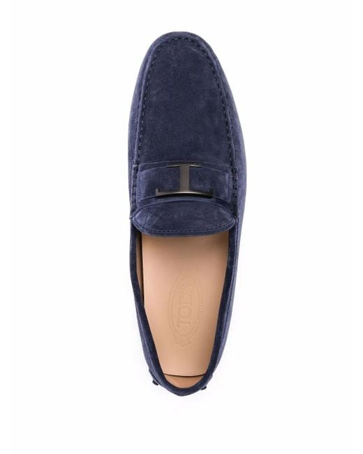 Tod's Blue City Gommino Loafers for men