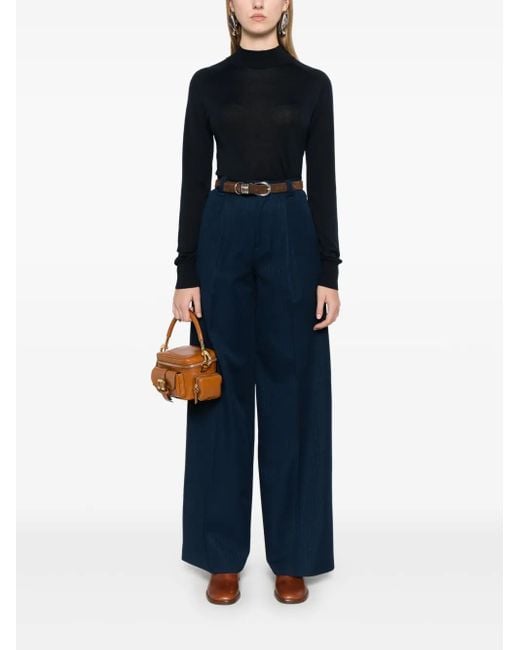 Twinset Blue Chic Trousers For