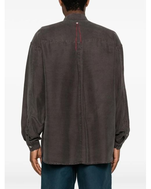 SEWMOD Gray Button-Down Shirt for men
