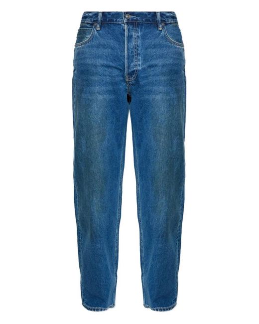 AllSaints Blue Mullen Five-Pockets Jeans for men