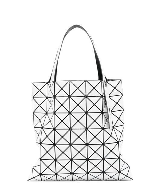 Issey Miyake White Prism Small Tote