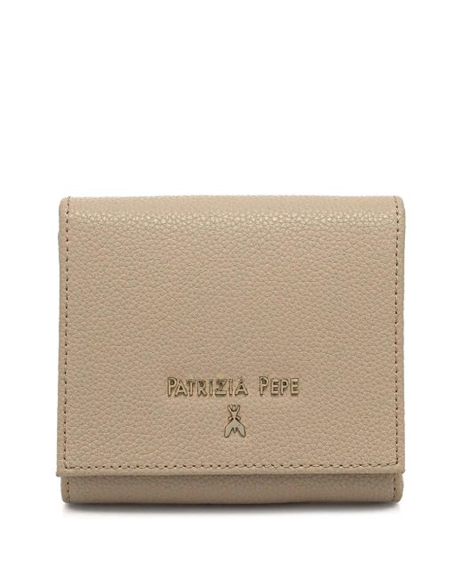 Patrizia Pepe Natural Logo-Lettering Wallet