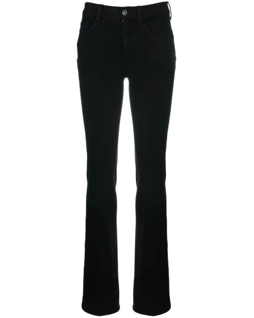 Liu Jo Black Mid-Rise Bootcut Jeans