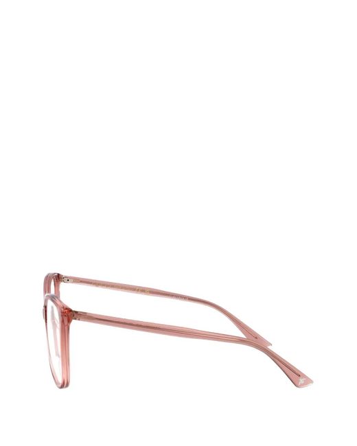 Gucci Natural Cat-Eye Frame Glasses