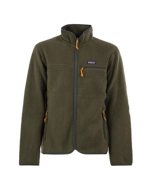 Patagonia Green Retro Pile Fleece Jacket for men