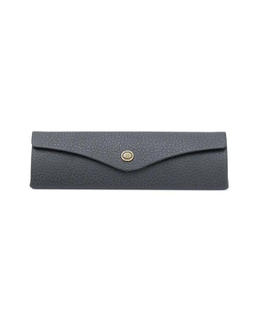 Matsuda Gray Round-Frame Logo Sunglasses