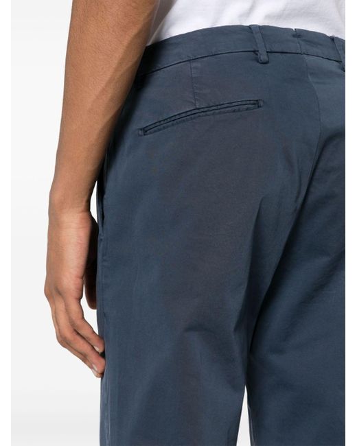 Pantalones ajustados con pinzas Briglia 1949 de hombre de color Blue