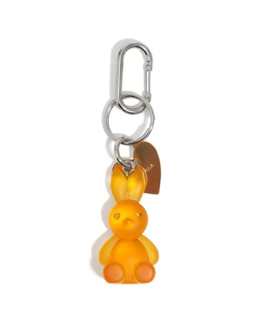 Bimba Y Lola Metallic Resin Rabbit Key Ring