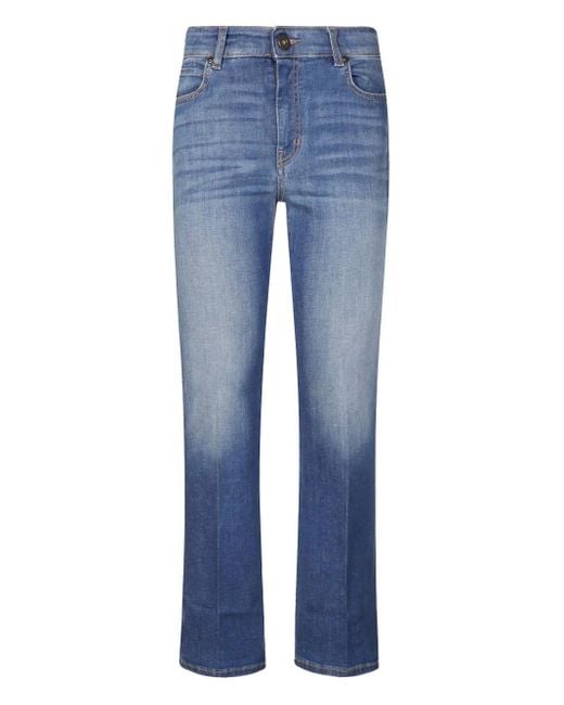 Weekend by Maxmara Blue Stretch-Cotton Jeans
