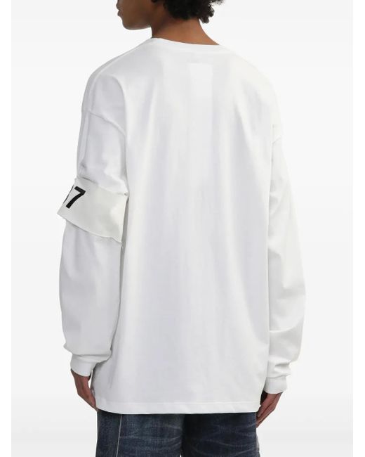 メンズ Doublet ベアモチーフ Tシャツ White