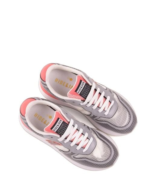 HIDE & JACK Pink Over Sneakers