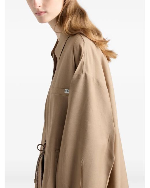 Prada Natural Mohair Wool Blouson Jacket