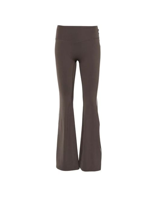 P.E Nation Gray Piped-Trim Performance Trousers