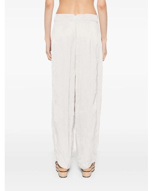 Transit White Wide-Leg Trousers