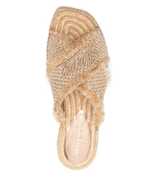 Jimmy Choo Natural Aciel Pantoletten