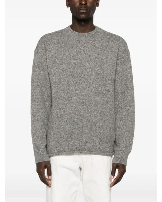 Jacquemus Gray Le Pull Sweater for men