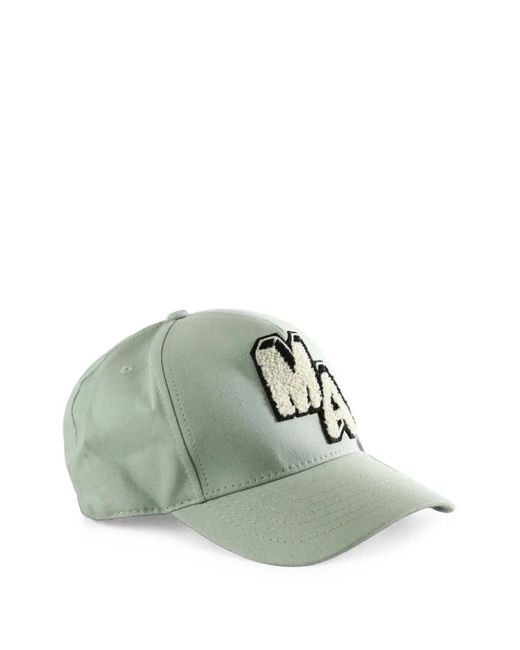 Amiri Green Ma Bouclé-Patch Baseball Cap for men