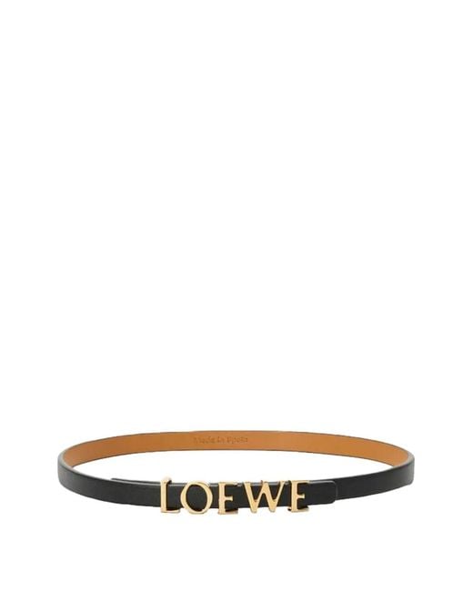 Loewe White Leather Bracelet