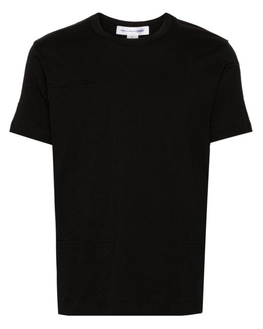 T-shirt en coton à col rond Comme des Garçons pour homme en coloris Black