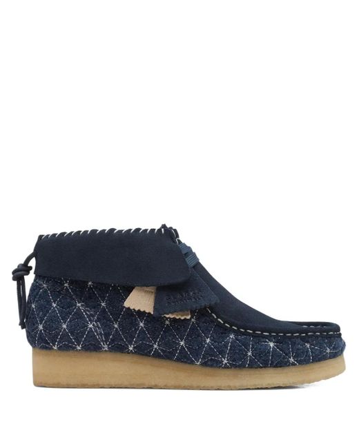 Stivali Wallabee di Clarks in Blue