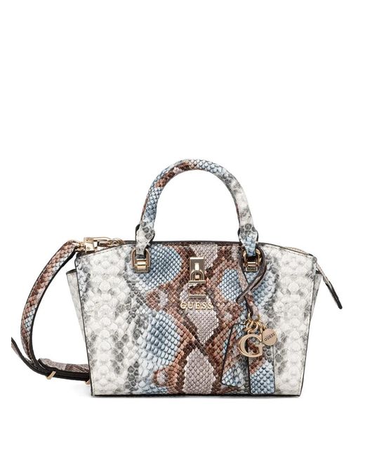 Pochette De Soirée Femme Triple Couleur Effet Peau De Serpent - Marque Primark, Occasion