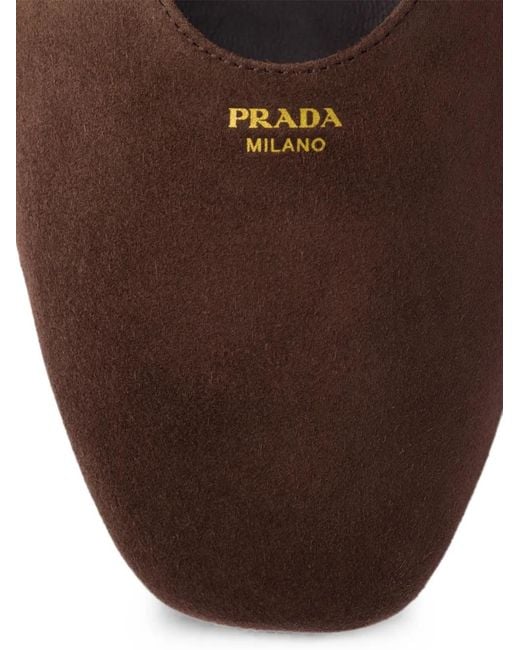 Ballerine di Prada in White
